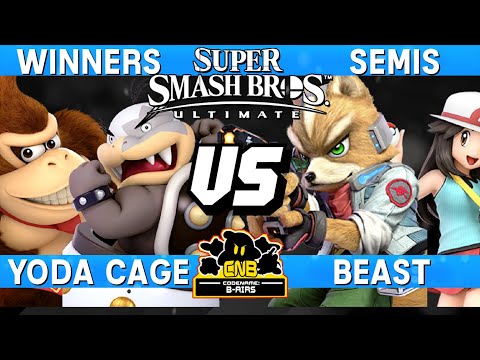 Smash Ultimate Tournament Winners Semis - Yoda Cage (Bowser Jr / DK) vs Beast (Fox / PT) - CNB 212