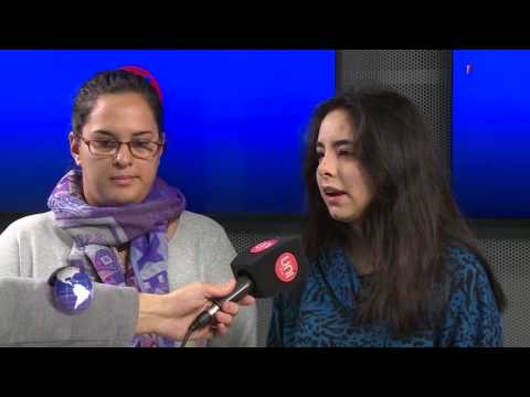 Ailin del Campo y Marina Assandri, estudiantes del Inescer