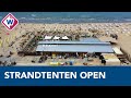 Dronebeelden: Strandtenten Noordwijk weer open - OMROEP WEST