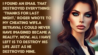 I found an email that destroyed everything: 'Thanks for last night,' Roger#cheating #relationships