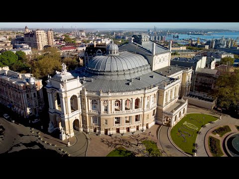 סרטון צילום אווירי של אודסה, אוקראינה