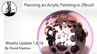Planning an Acrylic Painting in ZBrush Part 1