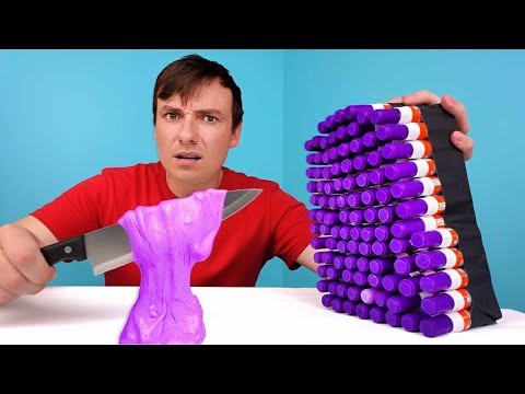 ¡Probé recetas virales de slime sin pegamento!