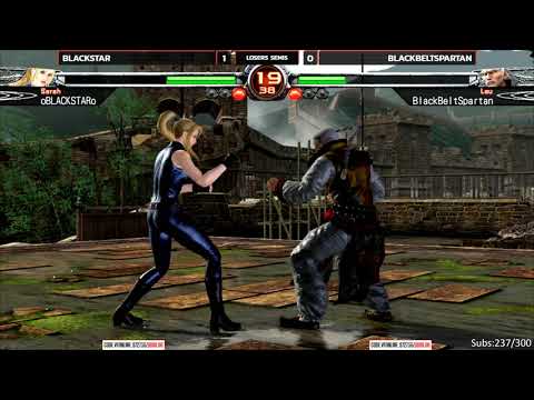 VF5FS Online Tourney #1 Blackstar (Sarah) vs. BlackBeltSpartan (Lau) [4K/60fps]