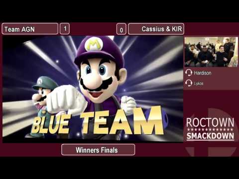 Roctown Smackdown - Smash 4 Doubles - Winners Finals - Team AGN vs Cassius & KIR