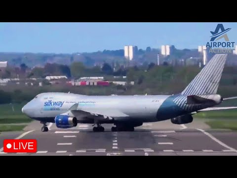 Birmingham Airport Live  ✈️ BOEING 747 Arrival #liveairport