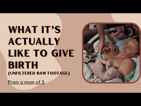 Giving Birth to My 5th Child (Unedited Raw Footage)