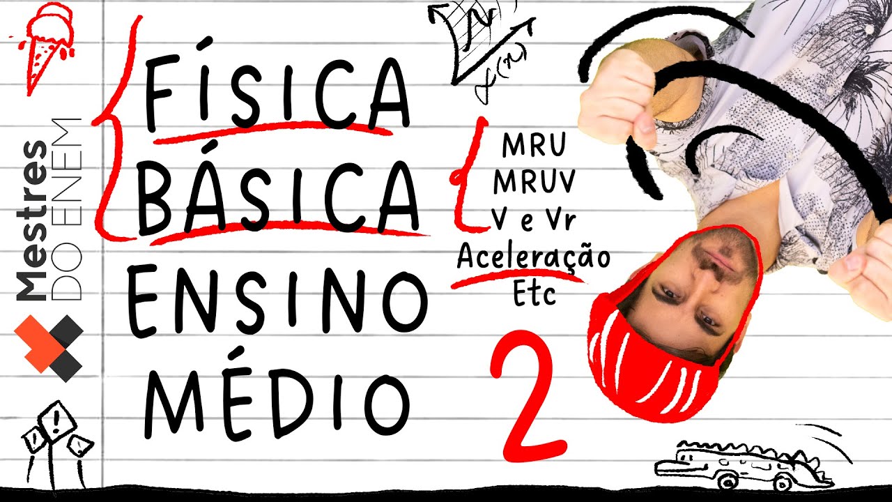 🚗 TUDO DE CINEMÁTICA PARA O ENEM 2024!! - Física Básica Completa (MESTRES DO ENEM)