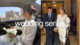 WEDDING SERIES | our civil ceremony, prepping for the wedding (nails, facial), veil shopping