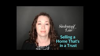 Selling a Home That