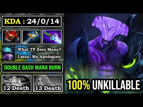 100% UNLIMITED BASH LORD Faceless Void Crazy Mana Burn 1 KILL PER MIN with EPIC Chrono 8K MMR DotA 2