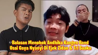 Download lagu Andhika Mahesa Sindir Zidan & Tri Suaka Usai Ejek Gaya Nyanyinya! 'Cover Lagu Izin Yang Punya Gak' mp3