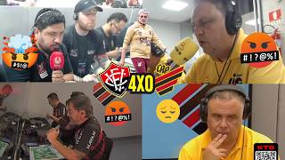 TORCEDORES DO ATHLETICO-PR FURIOSOS COM GOLEADA DE 4 A 0 E ELIMINAÇÃO DA COPA DO BRASIL PRO VITORIA