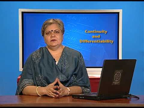 Continuity and Differentiability: Continuous Functions