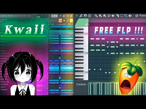 How To Make Kwaii | FL Studio 20 Tutorial - FREE FLP ( N4 REMIX )