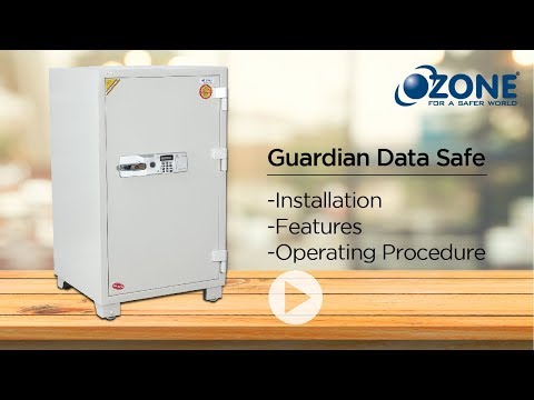 Digital safe, model number: guardian data 1200