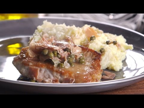 Quick Pork Scaloppine in Hestan NanoBond Cookware