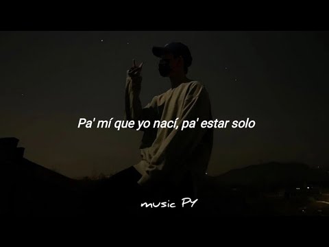 pa mi que yo naci pa estar solo no hay una loca pa este loco*(Letra/Lyrics) Bad Bunny - un Ratito