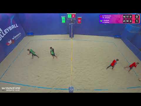 12:50 B. Moldovan / M. Anhelov - I. Datsiuk / S. Zalizko 28.10.2022 | Winners Beach Volleyball