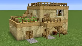 Minecraft - How to build a Easy Beginner House