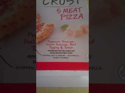Sam's Choice Stuffed Crust 5 Meat Pizza Review