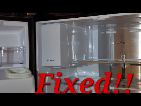 Samsung refrigerator ice maker freezing up issue finally FIXED!!!