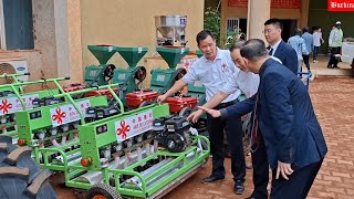 Burkina : La Chine offre un important lot de machines agricoles