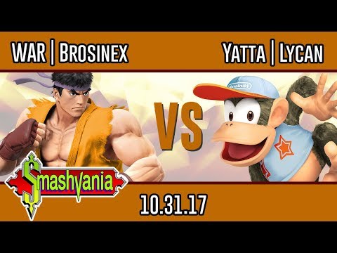 SmashVania - WAR | Brosinex (Ryu) vs Yatta | Lycan ( Diddy Kong) - Wii U