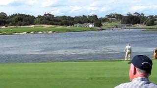 John Daly Meltdown at AUST OPEN 2011 10/11/2011 Balls Lake
