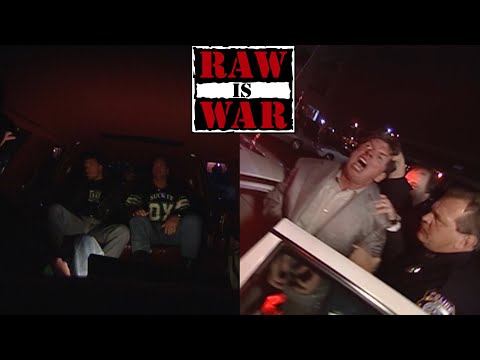 Vince McMahon Rams A Car Into DX’s Limo! RAW IS WAR 22/11/99