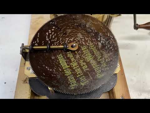 Puppen Walzer a Die Puppenfee Nr 7034 Polyphon Symphonion, 19,5cm für Christbaumständer