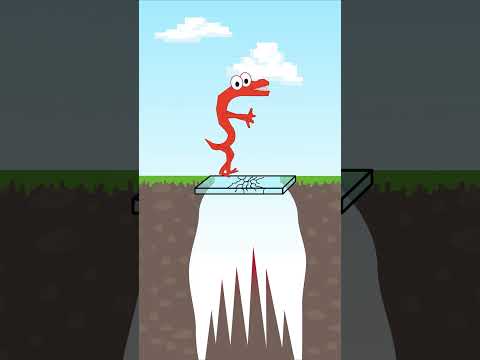 Little Minecraft Short  - Glass Bridge Ep 2  | Steve Alex life | minecraft funny animation