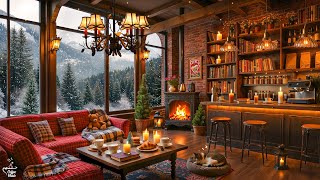 Download lagu Quiet Jazz Melody & Gentle Snowy Ambience for Work, Relax ☕ Cozy Winter Jazz Bookstore Coffee Shop mp3