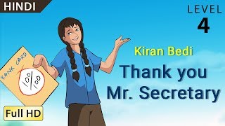 Kiran Bedi, Thank you Mr Secretary: Learn Hindi - Story for Children "BookBox.com"