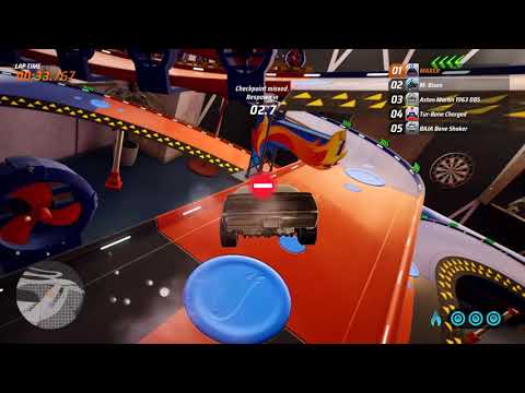 Hot Wheels Unleashed - 06 Basement - Wind Tunnel - Shortcuts - Quick Race - Extreme