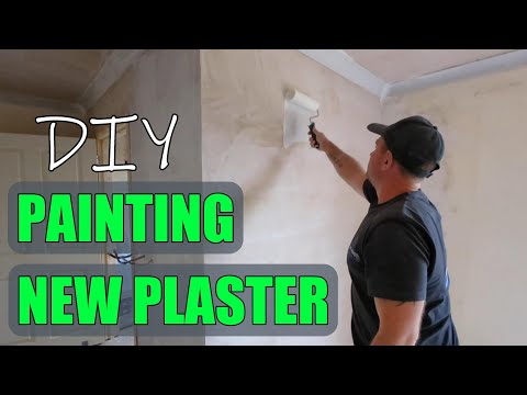 How to seal new plaster before painting