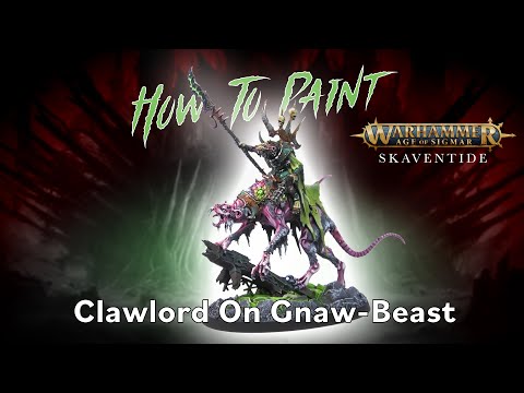 How To Paint The NEW Skaven Clawlord!