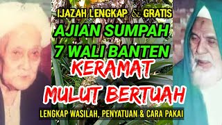 Download lagu Kekuatan mulut bertuah AJIAN SUMPAH 7 WALI BANTEN mp3 Download lagu Kekuatan mulut bertuah AJIAN SUMPAH 7 WALI BANTEN mp3
