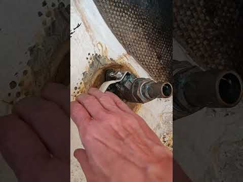 What happens if you open a seacock on a sailboat.