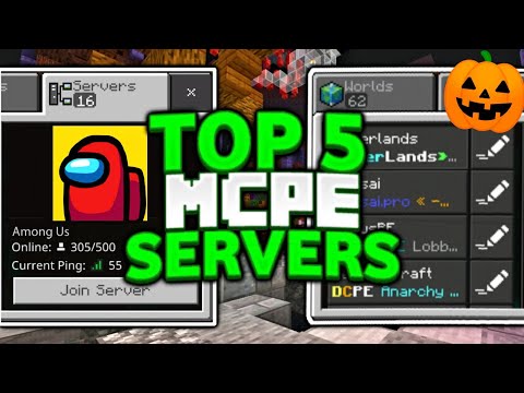Top 5 BEST SERVERS For MCPE (1.16+) - Minecraft PE (Pocket Edition, Xbox, Windows 10, PS4, Switch)