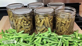 Canning Fresh Green Beans with Pressure Canner - Simple Raw Pack Method (complete walk-through)