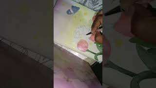 Download lagu My notebook cover Coloring #shortvideo #cover #notebook #watercolorpainting mp3