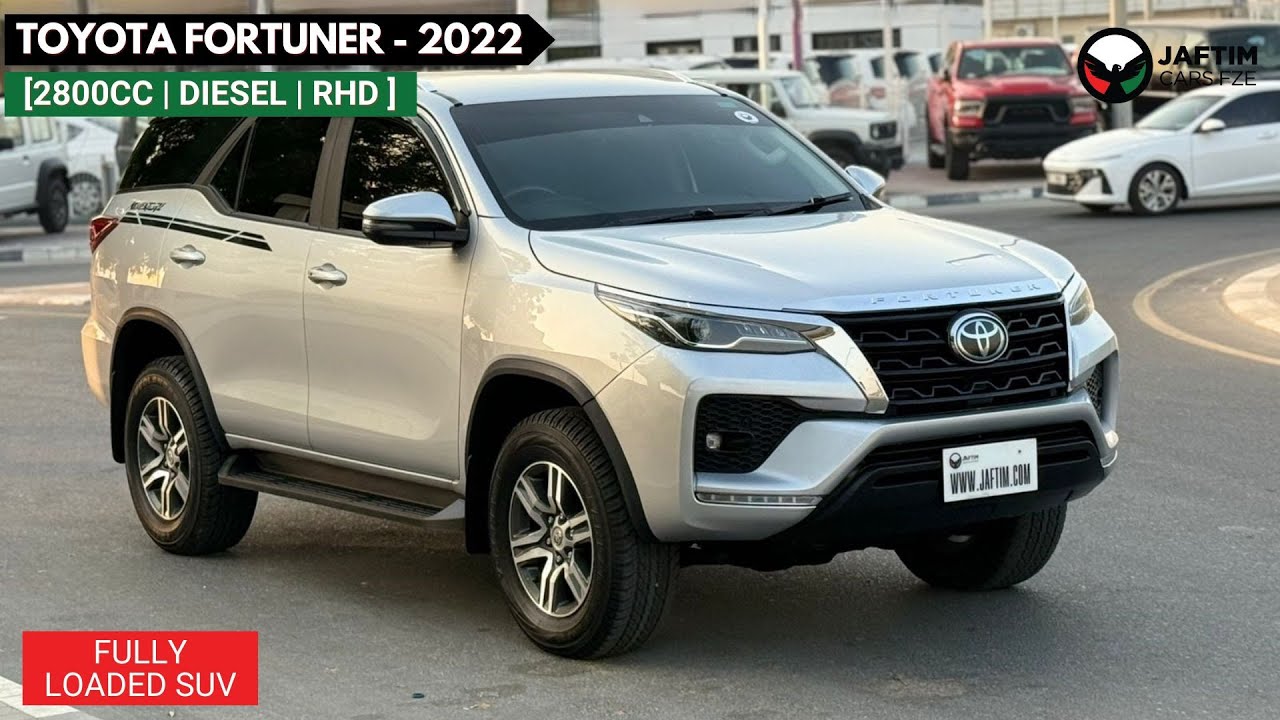 Toyota Fortuner PREMIUM BLACK INTERIOR | 7 SEATER | RHD | AUTOMATIC TRANSMISSION | | 2800CC DIESEL | 2022 video