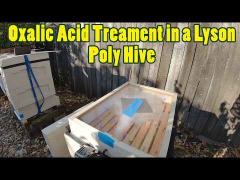 ❹ Treating a poly hive with Oxalic Acid Vaporization without melting it!