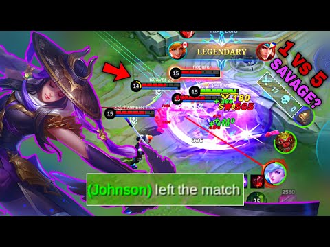 4 VS 5 CAN I WIN? FANNY HYPER CARRY! 🔥 | FANNY EMBLEM SET | FANNY BEST BUILD 2022.