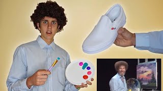 Following a Bob Ross Tutorial on SHOES!