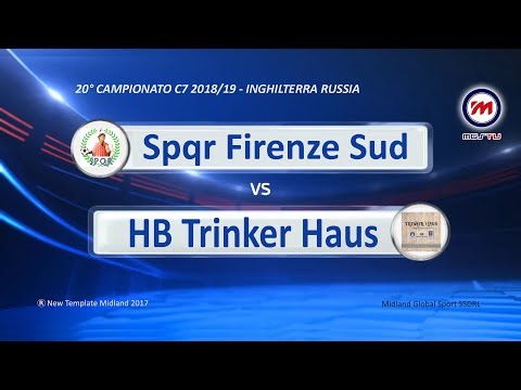 20° Campionato C7 2018/19 - HL Spqr Firenze Sud vs Hb Trinker Haus