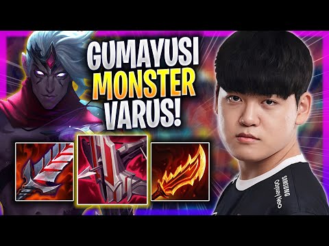 GUMAYUSI IS A MONSTER WITH VARUS! - T1 Gumayusi Plays Varus ADC vs Aphelios! | Season 2023