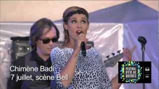 Chimène Badi - Celui qui chante - Festival d&#39;été de Québec 2012