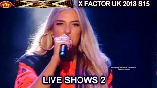 Bella Penfold  “Diamonds Are Forever” SIMON FRUSTRATED BUT  HOPEFUL | Live Shows 2 X Factor UK 2018